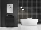 ALONI MIKARO TOILETMEUBELONDERKAST - 1 DEUR - RECHTS - MET GREEP - SOFT CLOSE - 40X50X22,3CM - ZWART EIKEN
