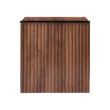 ALONI MIKARO TOILETMEUBELONDERKAST - 1 DEUR - OMKEERBAAR - MET GREEP - SOFT CLOSE - 40X50X22,3 CM - WALNOOT