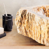 WASKOM FOSSIEL HOUT 30-35x15CM