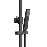 ALONI OPTIMA QUADRO REGENDOUCHESET - THERMOSTATISCH - OPBOUW - BELGAQUA - MAT ZWART
