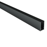 ALONI MUURPROFIEL VOOR DOUCHEWAND - 200 CM - GUNMETAL