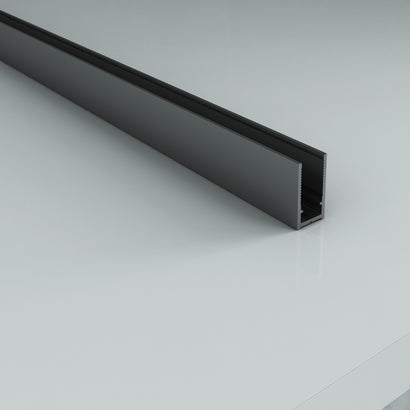 ALONI MUURPROFIEL VOOR DOUCHEWAND - 200 CM - GUNMETAL