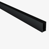ALONI MUURPROFIEL VOOR DOUCHEWAND - 200 CM - MAT ZWART