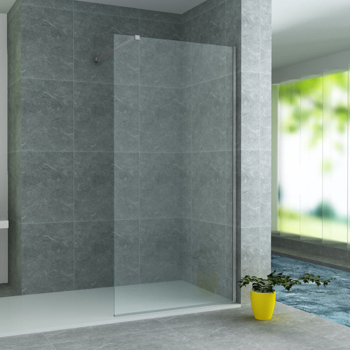 ALONI MUURPROFIEL VOOR DOUCHEWAND - 200 CM - RVS