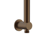 UNIFORMA DOUCHEGLIJSTANG - MET WATERAANSLUITING - 69 CM - BRUIN BRONS (PVD)