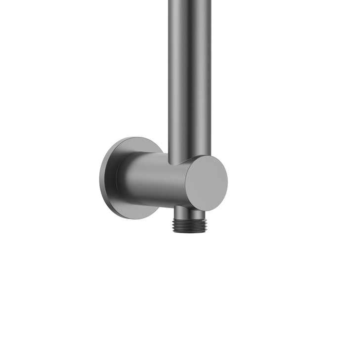 UNIFORMA DOUCHEGLIJSTANG - MET WATERAANSLUITING - 69 CM - GUNMETAL (PVD)