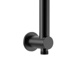 UNIFORMA DOUCHEGLIJSTANG - MET WATERAANSLUITING - 69 CM - MAT ZWART (PVD)