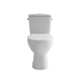 ALONI PRO DUOBLOK - STAAND TOILET - RANDLOOS - S-TRAP - VLOERUITLAAT - MET RESERVOIR - MET SPOELMECHANISME - DUBBELE SPOELFUNCTIE 4/6L - MET ZITTING - SOFTCLOSE - QUICK RELEASE - 39X73X67 CM - WIT