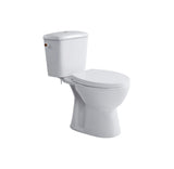 ALONI PRO DUOBLOK - STAAND TOILET - RANDLOOS - S-TRAP - VLOERUITLAAT - MET RESERVOIR - MET SPOELMECHANISME - DUBBELE SPOELFUNCTIE 4/6L - MET ZITTING - SOFTCLOSE - QUICK RELEASE - 39X73X67 CM - WIT