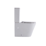 ALONI PRO3027 DUOBLOK - STAAND TOILET - MET RESERVOIR - MET SPOELMECHANISME - DUBBELE SPOELING 4/6L - MET ZITTING - SOFTCLOSE - 38,5X81,5X63 CM - GLANZEND WIT