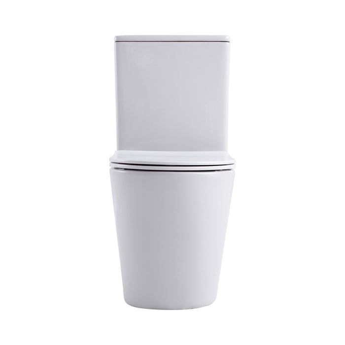ALONI PRO3027 DUOBLOK - STAAND TOILET - MET RESERVOIR - MET SPOELMECHANISME - DUBBELE SPOELING 4/6L - MET ZITTING - SOFTCLOSE - 38,5X81,5X63 CM - GLANZEND WIT