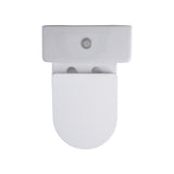 ALONI PRO3027 DUOBLOK - STAAND TOILET - MET RESERVOIR - MET SPOELMECHANISME - DUBBELE SPOELING 4/6L - MET ZITTING - SOFTCLOSE - 38,5X81,5X63 CM - GLANZEND WIT