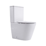 ALONI PRO3027 DUOBLOK - STAAND TOILET - MET RESERVOIR - MET SPOELMECHANISME - DUBBELE SPOELING 4/6L - MET ZITTING - SOFTCLOSE - 38,5X81,5X63 CM - GLANZEND WIT