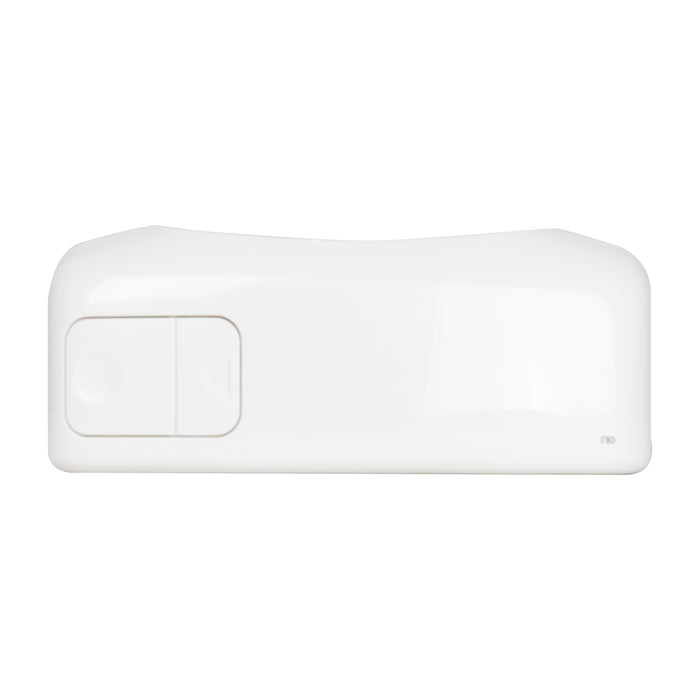 ALONI SAFORO TOILETRESERVOIR - DUBBELE SPOELING 3/6 L - WATERBESPAREND - KUNSTSTOF - GLANZEND WIT