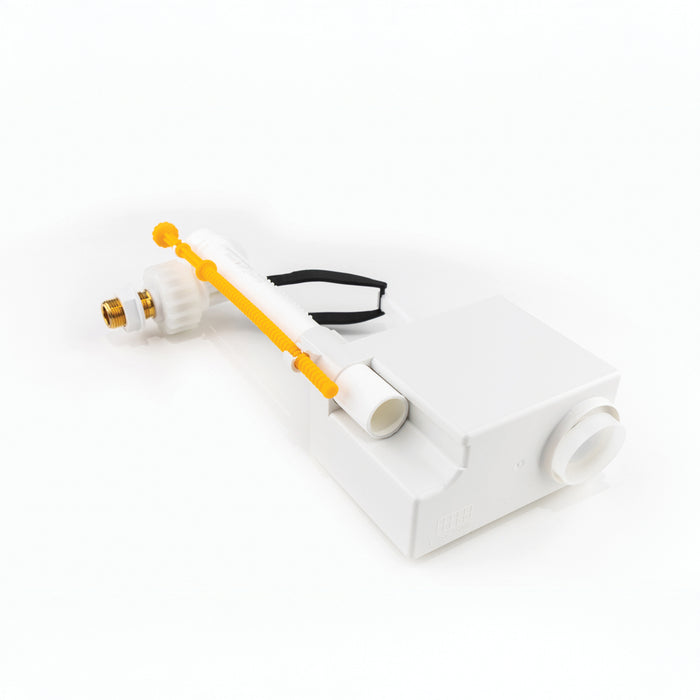 ALONI SAFORO TOILETRESERVOIR - DUBBELE SPOELING 3/6 L - WATERBESPAREND - KUNSTSTOF - GLANZEND WIT