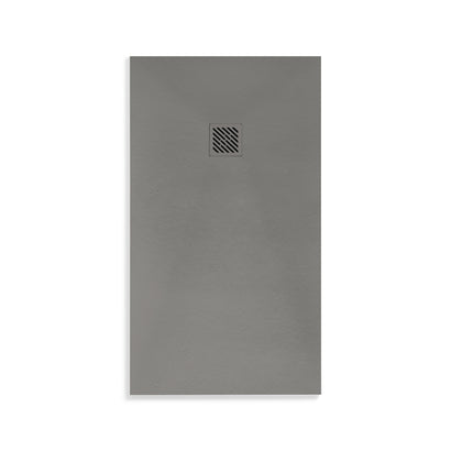 ALONI MADISON DOUCHEBAK - COMPOSIET - 140X90X3CM - MAT GRIJS
