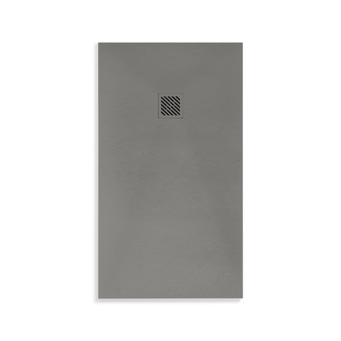 ALONI MADISON DOUCHEBAK - COMPOSIET - 180X90X3CM - MAT GRIJS
