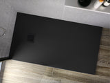 ALONI MADISON DOUCHEBAK - COMPOSIET - 180X90X3CM - MAT ZWART