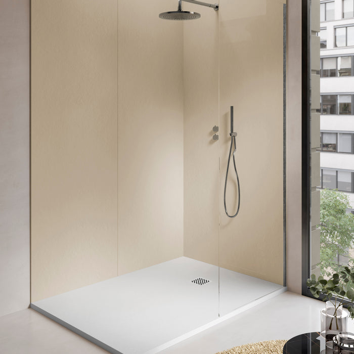 ALONI MADISON DOUCHEBAK - COMPOSIET - 180X90X3CM - MAT WIT