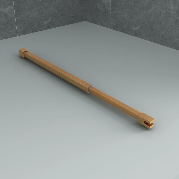 ALONI PLAFONDSTEUN - VERSTELBAAR - 43-80 CM - BRUIN BRONS