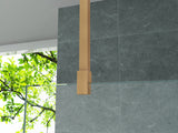ALONI PLAFONDSTEUN - VERSTELBAAR - 43-80 CM - BRUIN BRONS