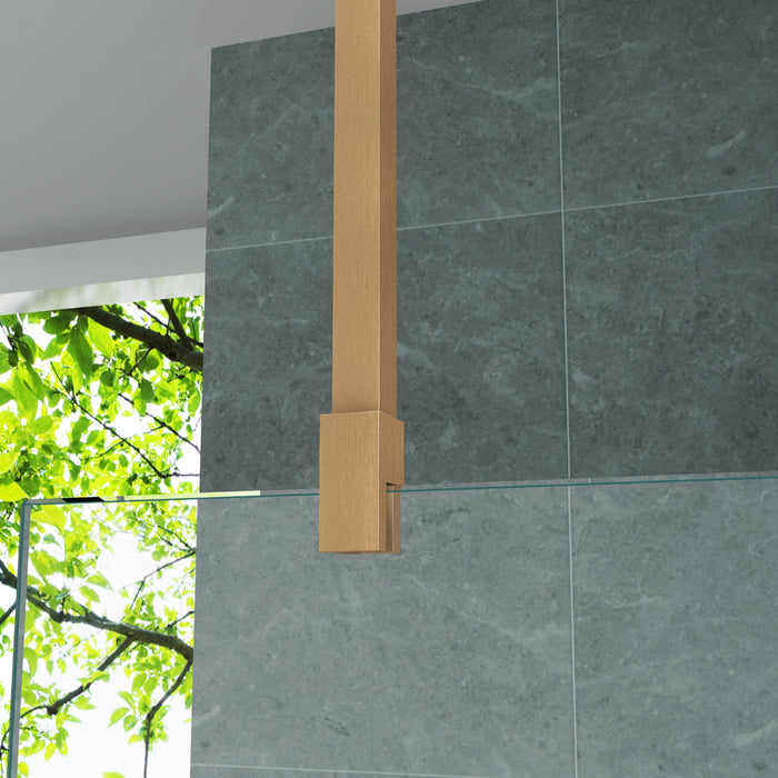 ALONI PLAFONDSTEUN - VERSTELBAAR - 43-80 CM - BRUIN BRONS