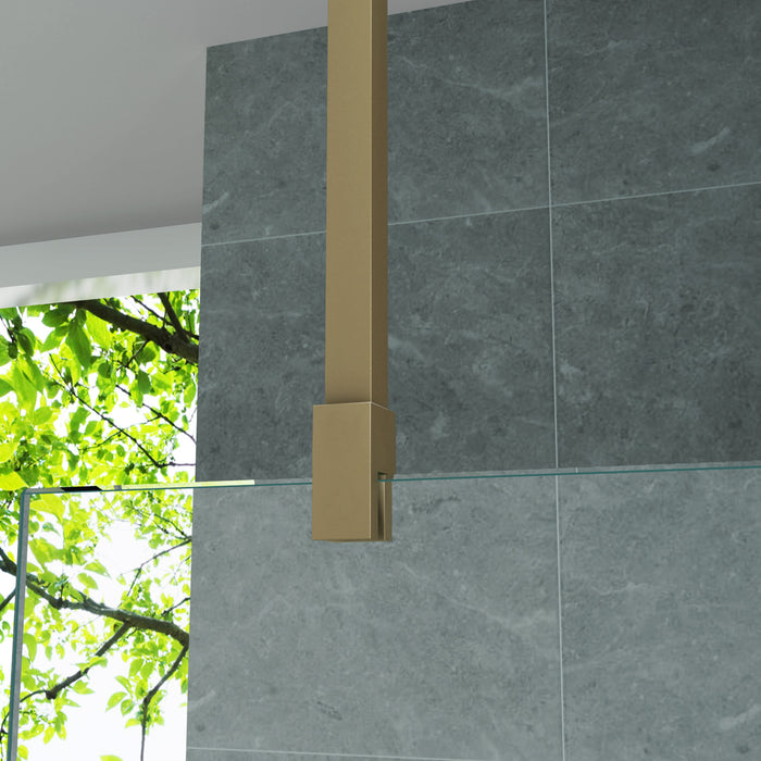 ALONI PLAFONDSTEUN - VERSTELBAAR - 43-80 CM - GEBORSTELD GOUD