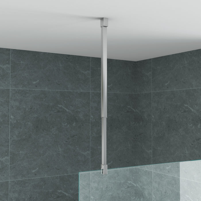 ALONI PLAFONDSTEUN - VERSTELBAAR - 43-80 CM - CHROOM
