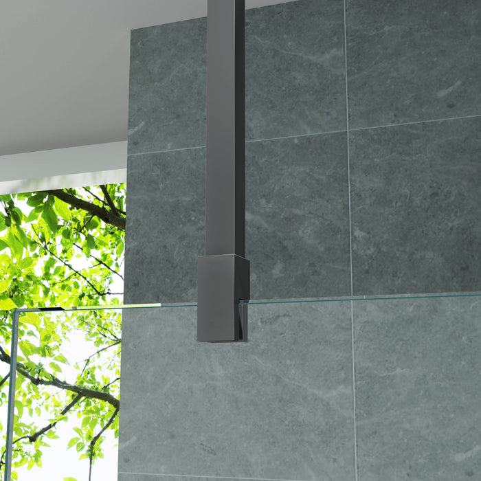 ALONI PLAFONDSTEUN - VERSTELBAAR - 43-80 CM - GUNMETAL