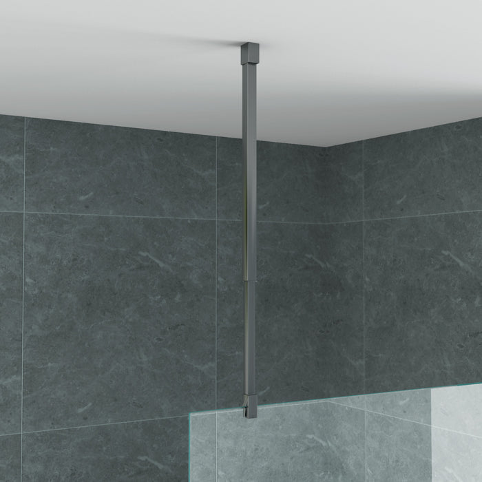 ALONI PLAFONDSTEUN - VERSTELBAAR - 43-80 CM - GUNMETAL