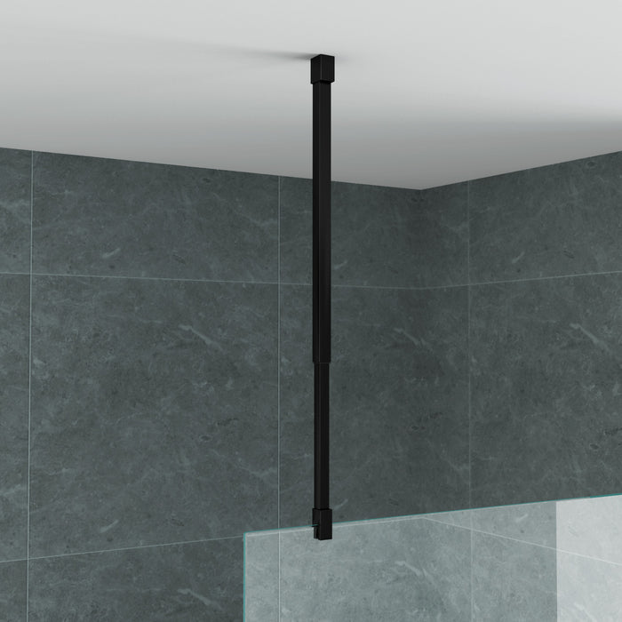 ALONI PLAFONDSTEUN - VERSTELBAAR - 43-80 CM - MAT ZWART