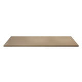 ALONI WASTAFELBLAD - ZONDER KRAAN-EN AFVOERGAT - MDF - 152,4X2,5X45,5 CM - ZAND