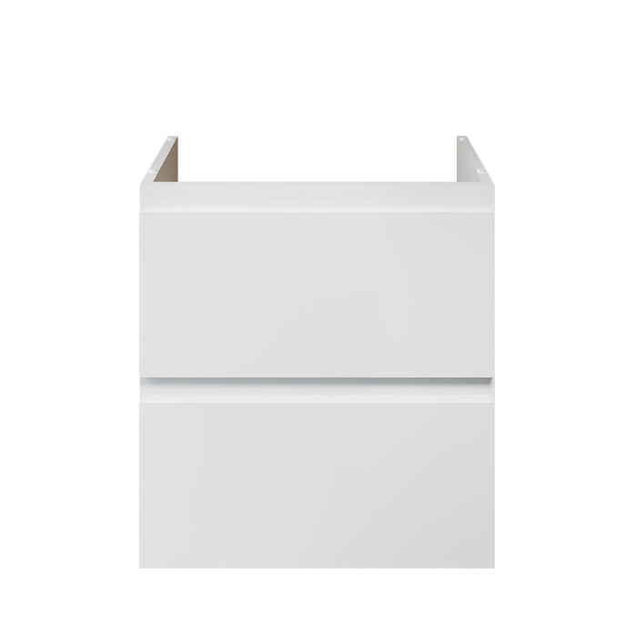 ALONI SALLY XL WASTAFELONDERKAST - 2 LADES - SOFTCLOSE - GREEPLOOS - 56X60X45,3 CM - GLANZEND WIT