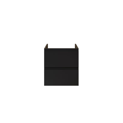 ALONI SALLY XL WASTAFELONDERKAST - 2 LADES - SOFTCLOSE - GREEPLOOS - 56X60X45,3 CM - MAT ZWART