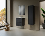 ALONI SALLY XL WASTAFELONDERKAST - 2 LADES - SOFTCLOSE - GREEPLOOS - 56X60X45,3 CM - MAT ZWART