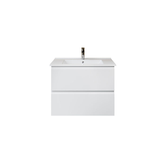 ALONI SALLY XL WASTAFELONDERKAST - 2 LADES - SOFTCLOSE - GREEPLOOS - 76X60X45,3 CM - GLANZEND WIT
