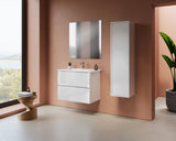 ALONI SALLY XL WASTAFELONDERKAST - 2 LADES - SOFTCLOSE - GREEPLOOS - 76X60X45,3 CM - GLANZEND WIT