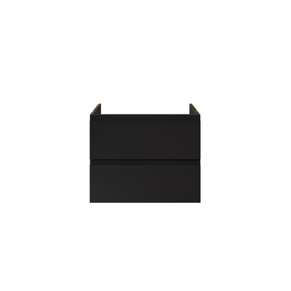 ALONI SALLY XL WASTAFELONDERKAST - 2 LADES - SOFTCLOSE - GREEPLOOS - 76X60X45,3 CM - MAT ZWART