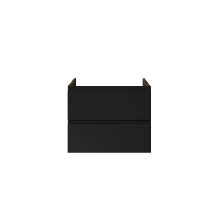 ALONI SALLY XL WASTAFELONDERKAST - 2 LADES - SOFTCLOSE - GREEPLOOS - 76X60X45,3 CM - MAT ZWART