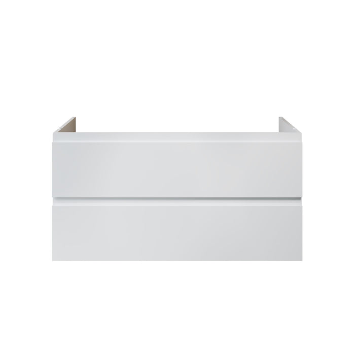 ALONI SALLY XL WASTAFELONDERKAST - 2 LADES - SOFTCLOSE - GREEPLOOS - 118X60X45,3 CM - GLANZEND WIT