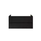 ALONI SALLY XL WASTAFELONDERKAST - 2 LADES - SOFTCLOSE - GREEPLOOS - 118X60X45,3 CM - MAT ZWART