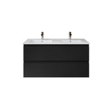 ALONI SALLY XL WASTAFELONDERKAST - 2 LADES - SOFTCLOSE - GREEPLOOS - 118X60X45,3 CM - MAT ZWART