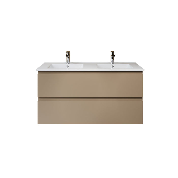 ALONI SALLY XL WASTAFELONDERKAST - 2 LADES - SOFTCLOSE - GREEPLOOS - 118X60X45,3 CM - ZAND