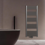 BELRAD HANDDOEKDROGER - LINKS-RECHTS/MIDDENAANSLUITING - 414 WATT - 1200X600CM - GUNMETAL