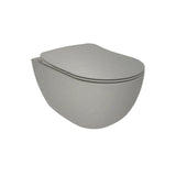 CREAVIT FREE HANGTOILET - RANDLOOS - ZONDER ZITTING - MAT KOEL GRIJS