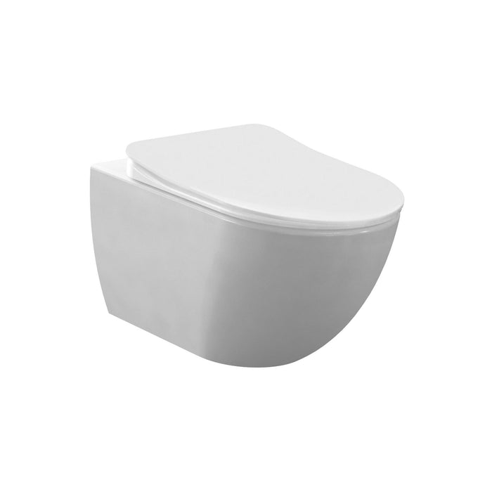 CREAVIT FREE HANGTOILET - RANDLOOS - ZONDER ZITTING - MAT WIT