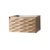 MAGNOLIA WASTAFELONDERKAST - 1 LADE - GREEPLOOS - SOFT CLOSE – 79X40X52 CM - LICHT EIKEN