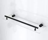 MARANI COMPLETE DOUCHECABINE MET SCHUIFDEUR - OMKEERBAAR - 120X225X90 CM - MAT ZWART- GRIJS ROOKGLAS