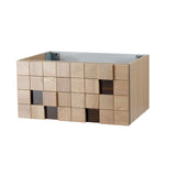 MIMOZA WASTAFELONDERKAST - 1 LADE - GREEPLOOS - SOFT CLOSE – 79X40X52 CM - LICHT EIKEN