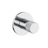 STRIA BIDETKRAAN - KOUD WATER - KNOP MET VERFIJNDE RIBBELSTRUCTUUR - CHROOM